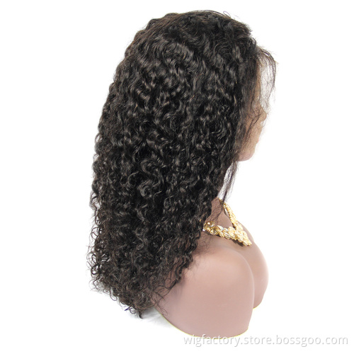 100% Mink Virgin Cuticle Aligned water wave full lace wig, human hair full lace wigs, full lace 100% natural human hair wigs